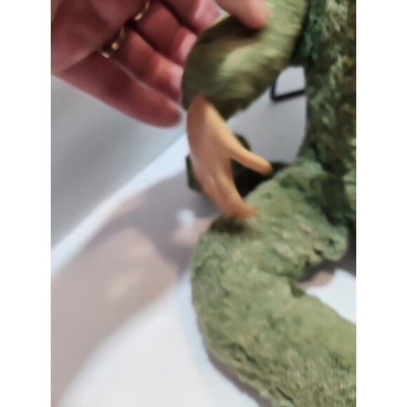 Vtg 1950's Rubber Face Green 16" Monkey Plush Stuffed Rushton My Toy Co Rare - Picture 9 of 16